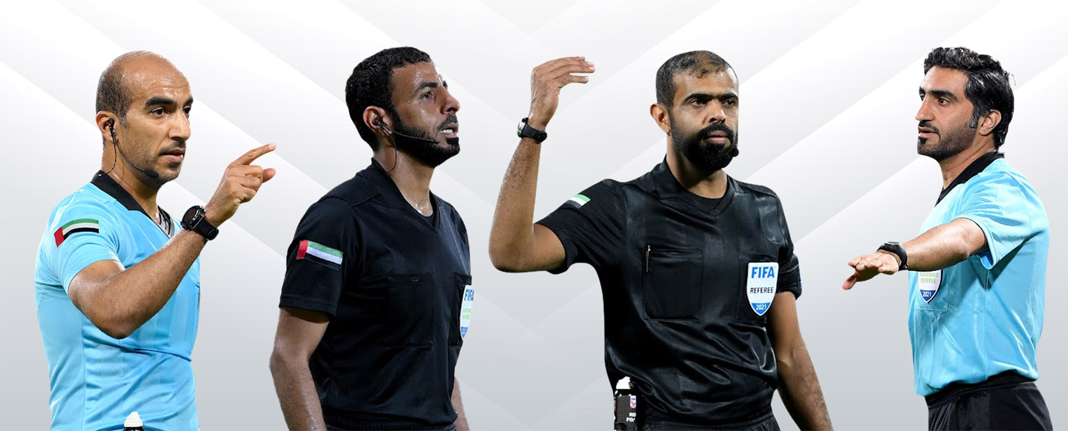 4 حكام من الإمارات يشاركون في إدارة مباريات البطولة العربية
