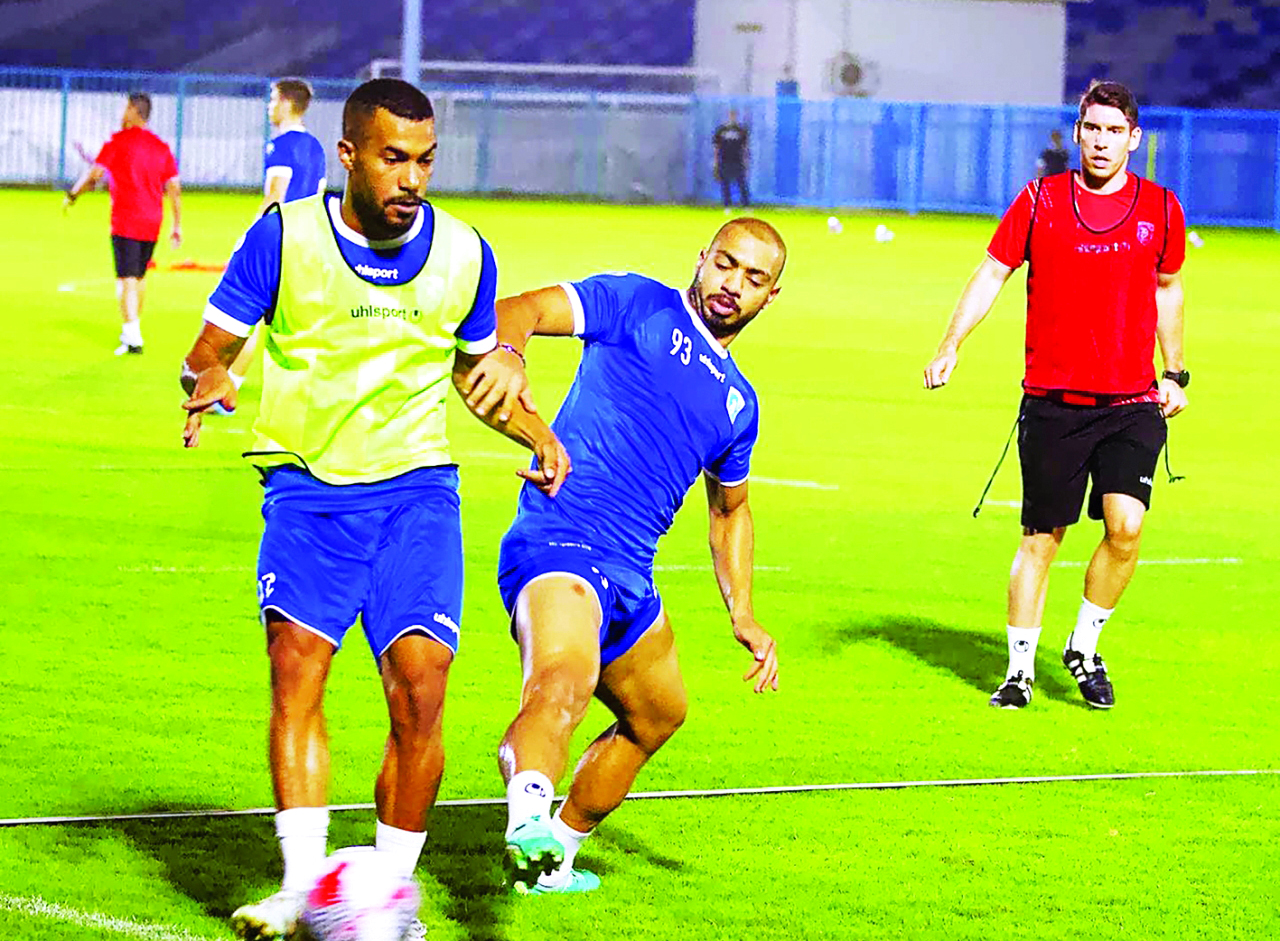 "جانب من تدريبات حتا | البيان"