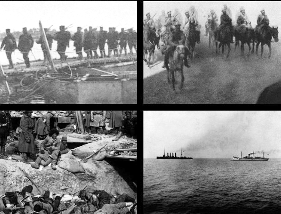 "1905 توقيع معاهدة بورتسموث لإنهاء الحرب الروسية اليابانية."