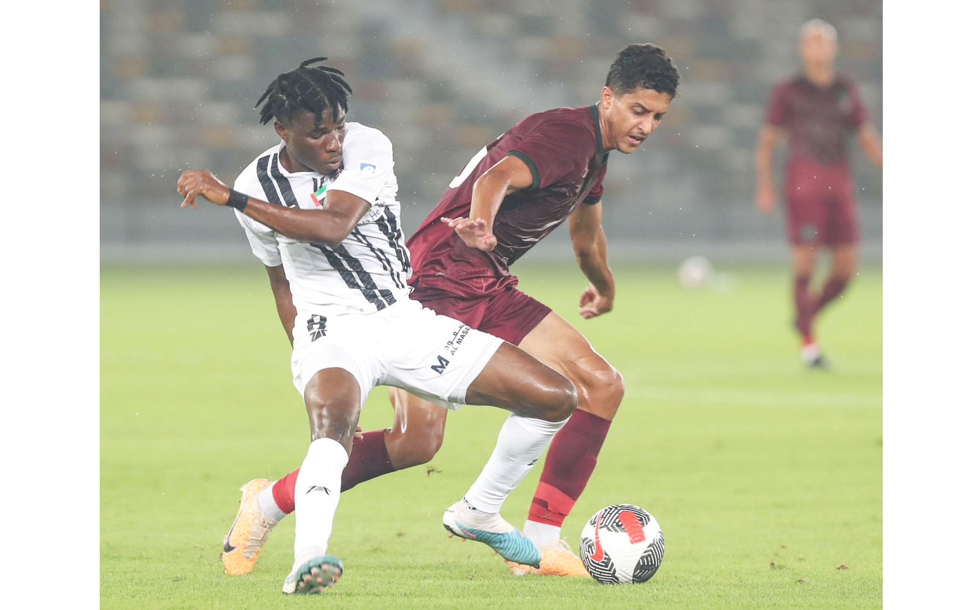 "جانب من اللقاء الودي بين الجزيرة والاتفاق | البيان"