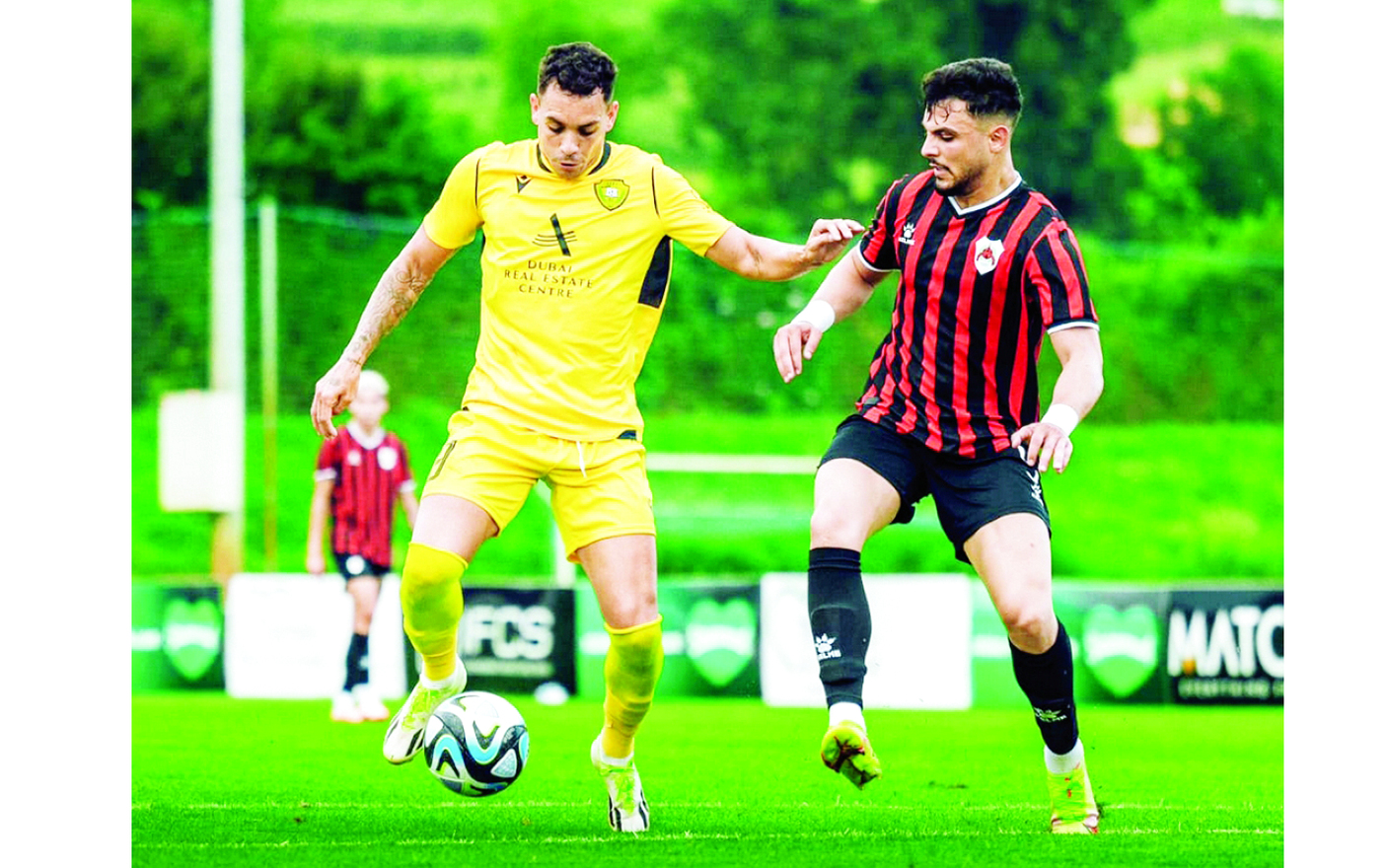 "من المباراة الودية الأخيرة بين الوصل والريان القطري | البيان"