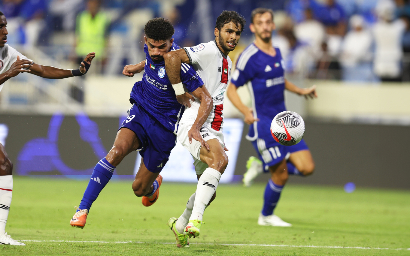 "الجزيرة وضع أول ثلاث نقاط في رصيده | تصوير: سالم خميس"