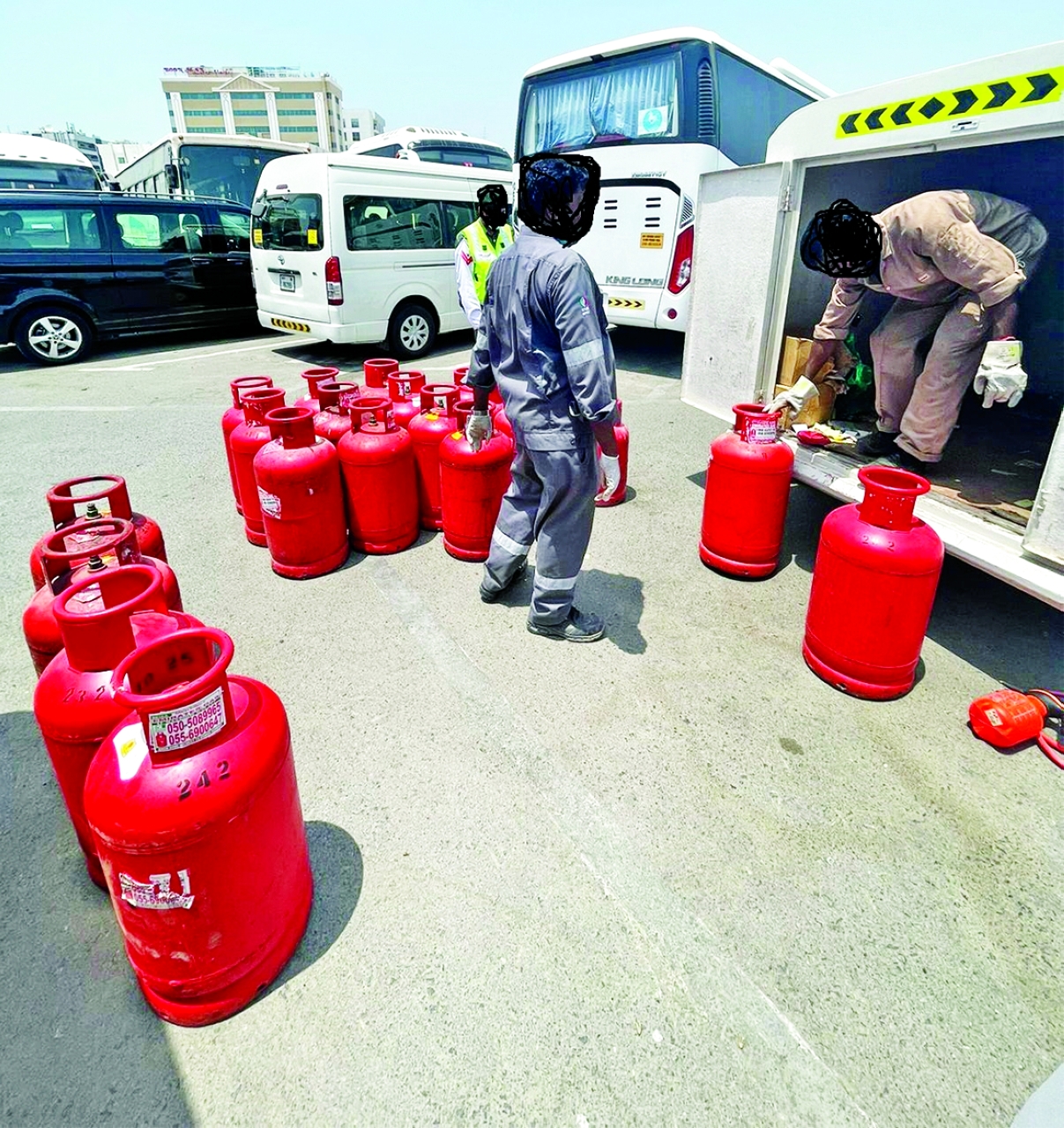 58 حملة تفتيش على أسطوانات الغاز المنزلي بدبي