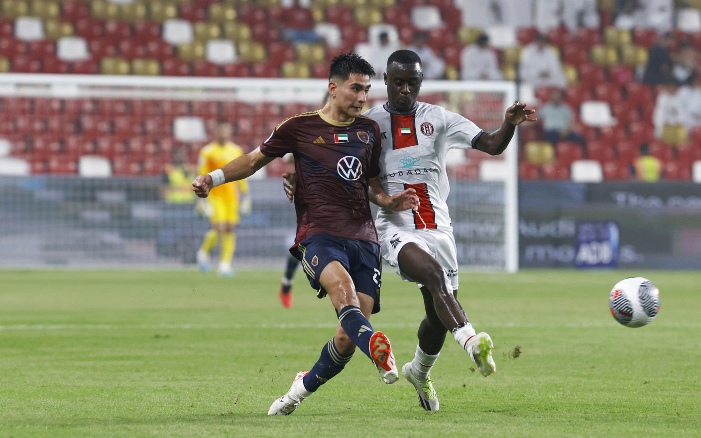 "الجزيرة فشل مجدداً في تخطي الوحدة | تصوير: سيف الكعبي"