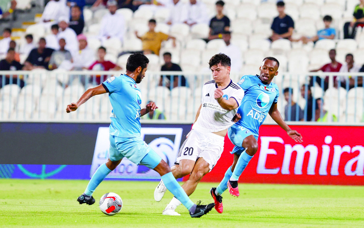 "بني ياس قدم مباراة كبيرة أمام النصر | تصوير: سيف الكعبي"