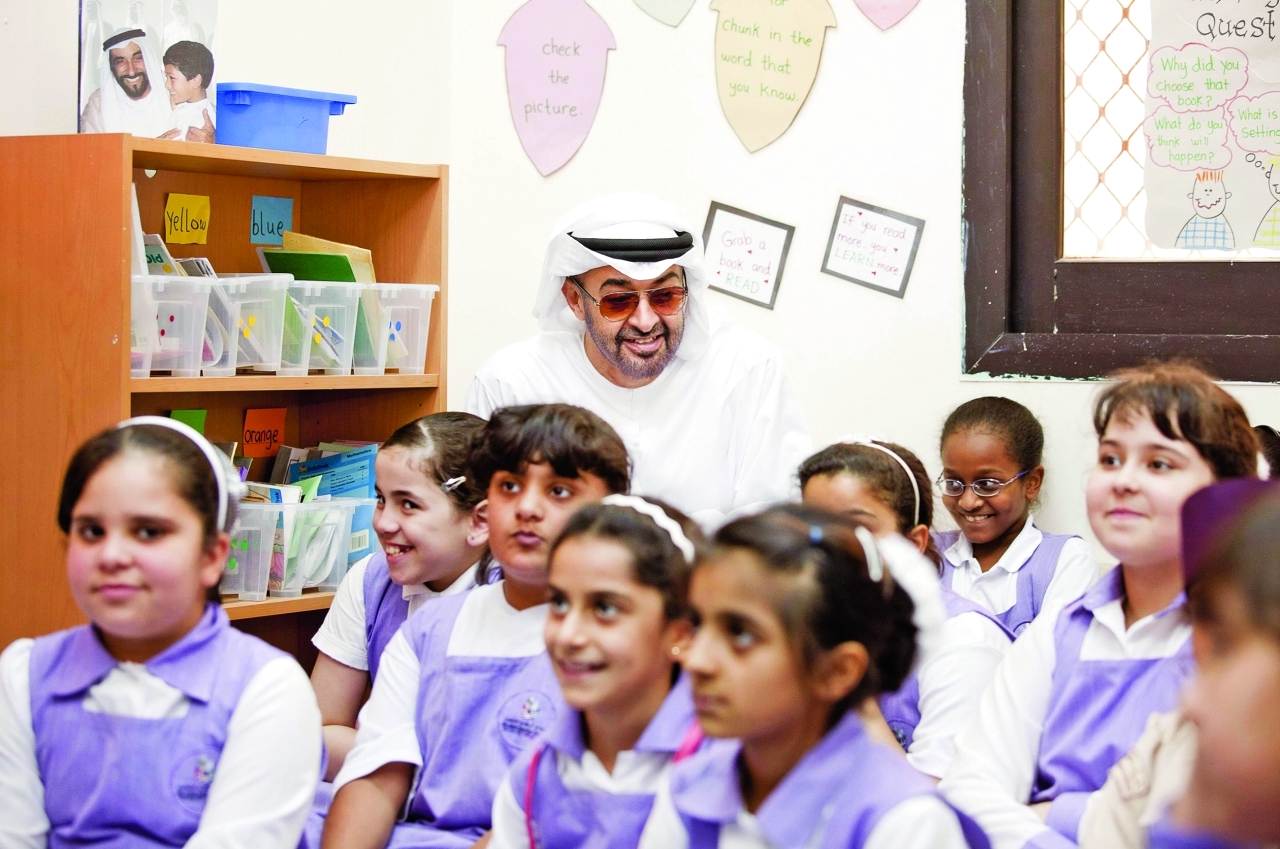 محمد بن زايد ومحمد بن راشد: التعليم أساس التقدم ونرى في الطلبة القادم الأجمل لوطننا