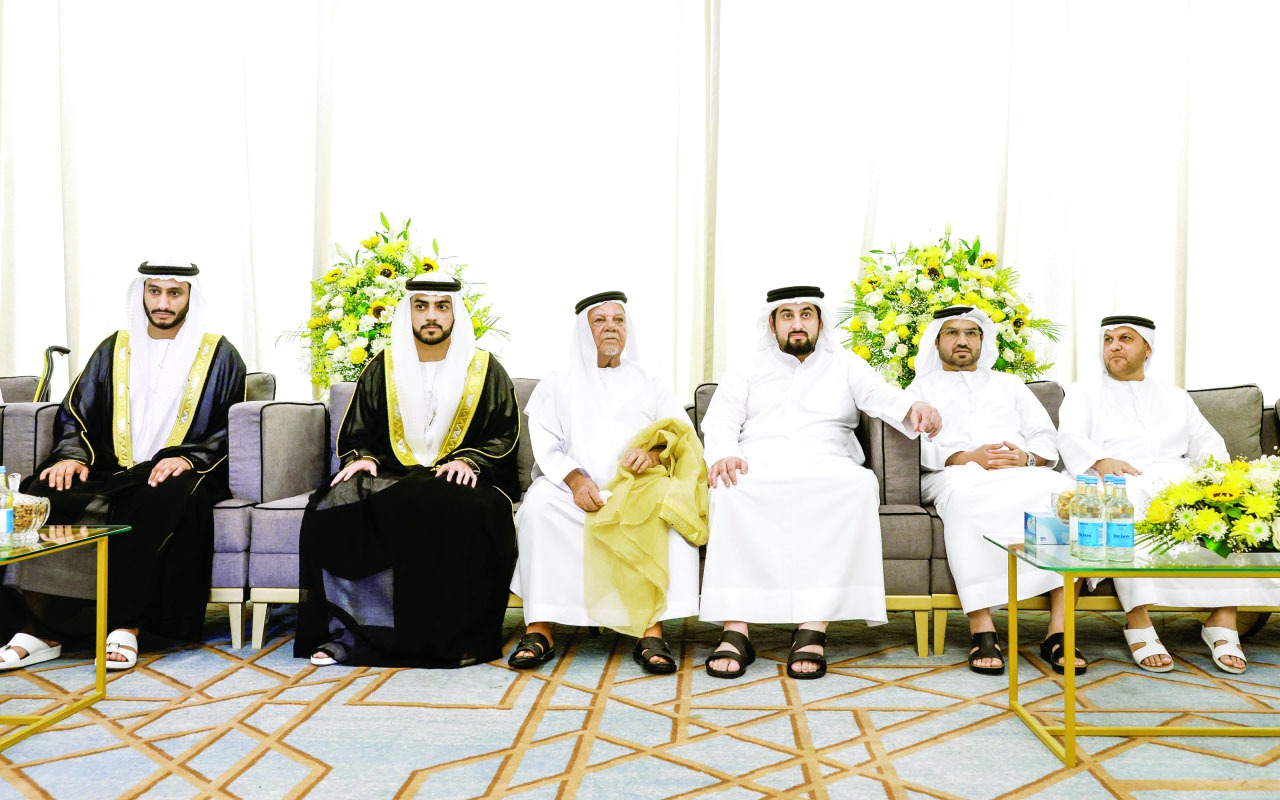 "سموه خلال الحفل"