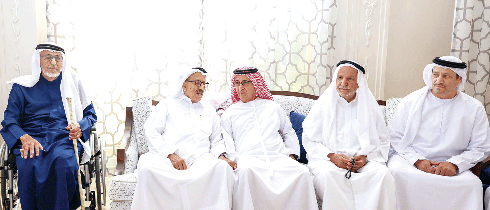 "المر آل مكتوم وسلطان بن مجرن وأحمد بن مجرن وخلف الحبتور وسعيد العتيبة"