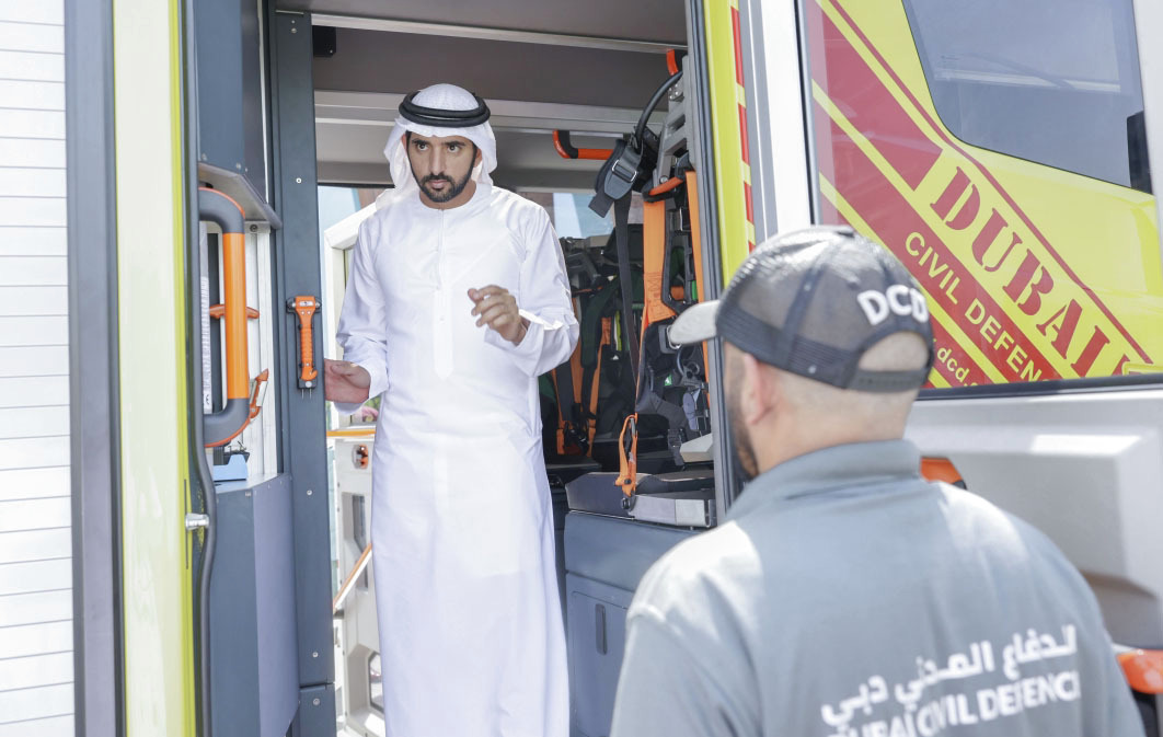 "سموه خلال الجولة"