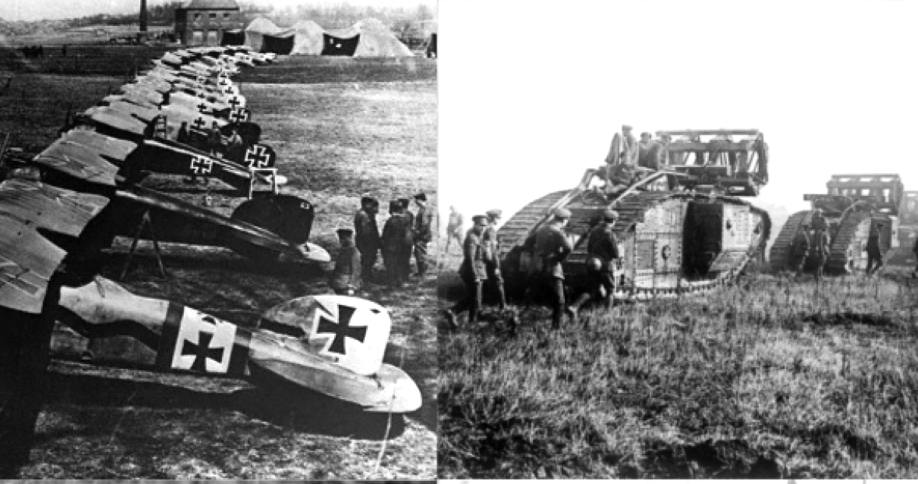 "1918 استسلام بلغاريا لقوات التحالف خلال الحرب العالمية الأولى."