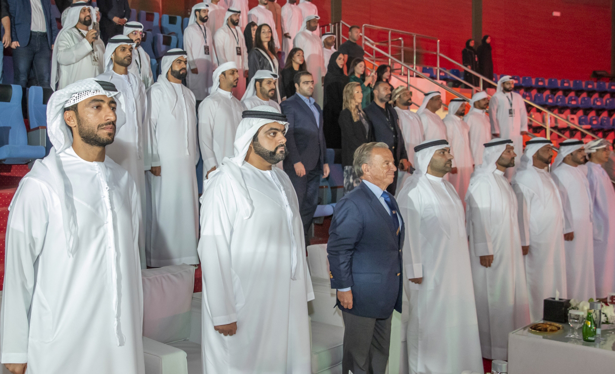 "ولي عهد الفجيرة خلال حضوره ختام البطولة | وام"