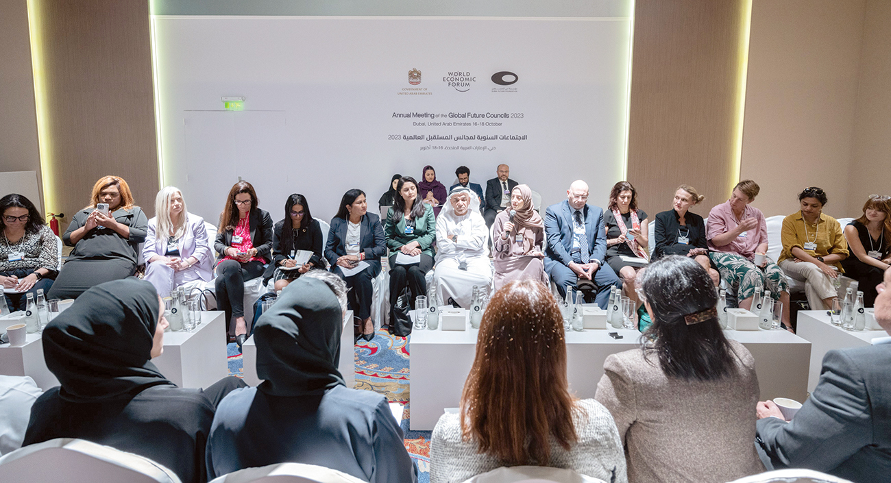 "جانب من ورشة عمل مجالس المستقبل العالمية | من المصدر"