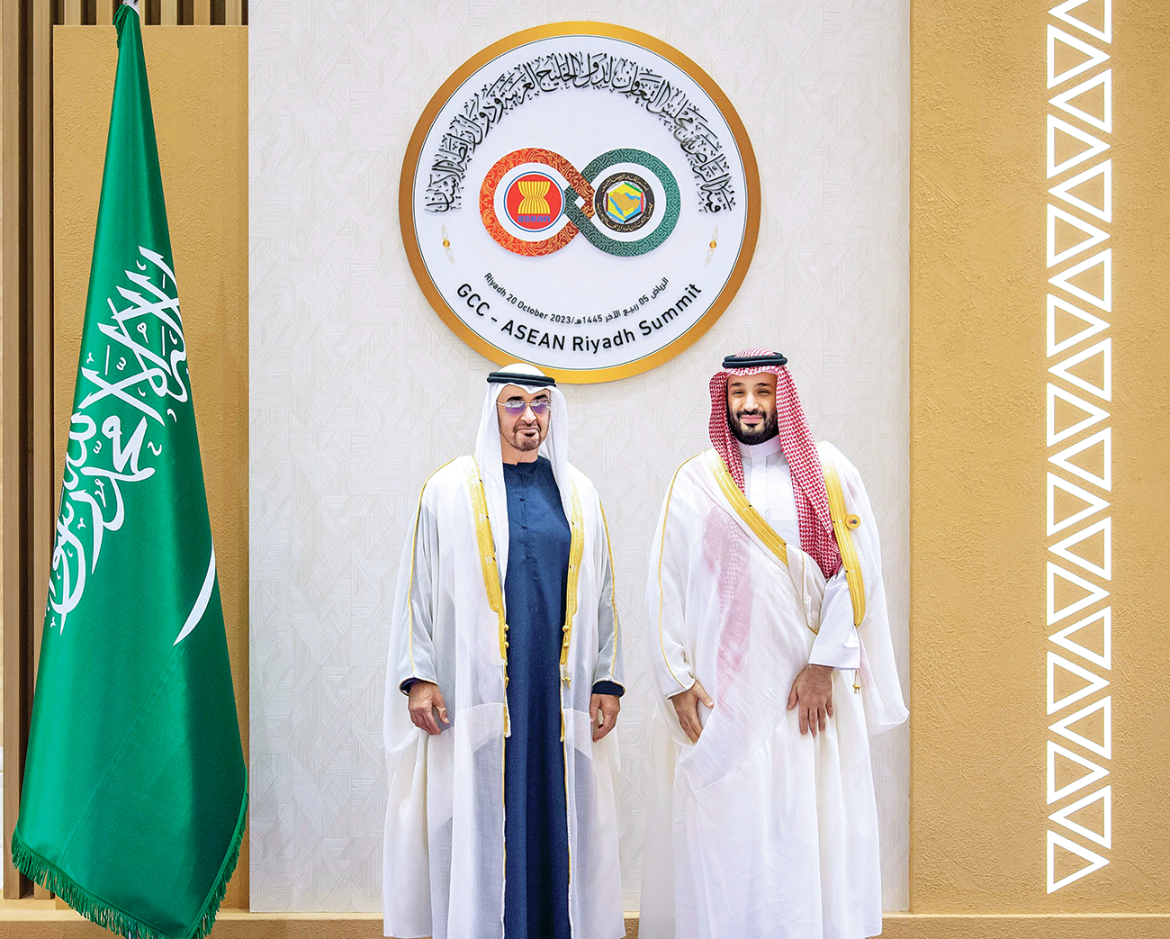 "محمد بن زايد ومحمد بن سلمان"