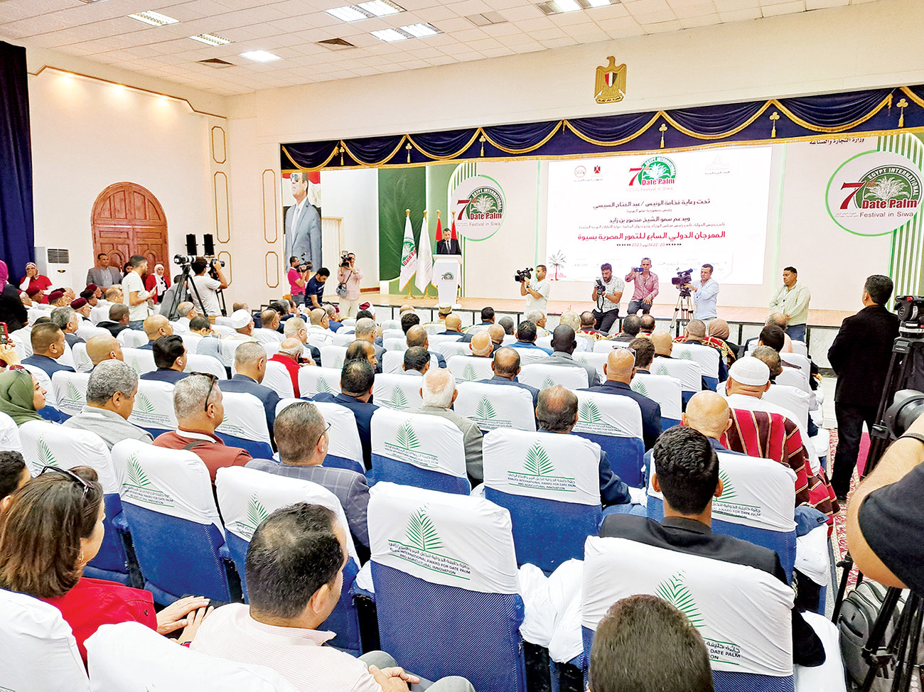 «مهرجان التمور المصرية» يشيد بجهود الإمارات في النهوض بقطاع زراعة النخيل
