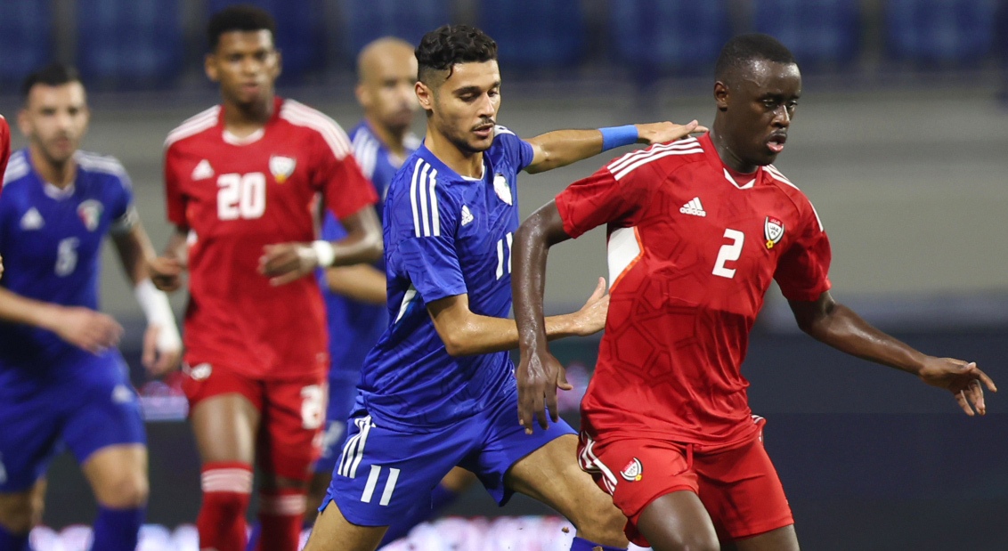 "من ودية منتخبنا الوطني ومنتخب الكويت | تصوير: سالم خميس"