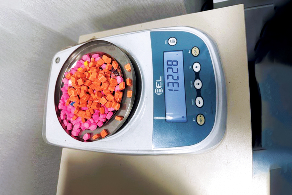 "جانب من المخدرات المضبوطة | من المصدر"