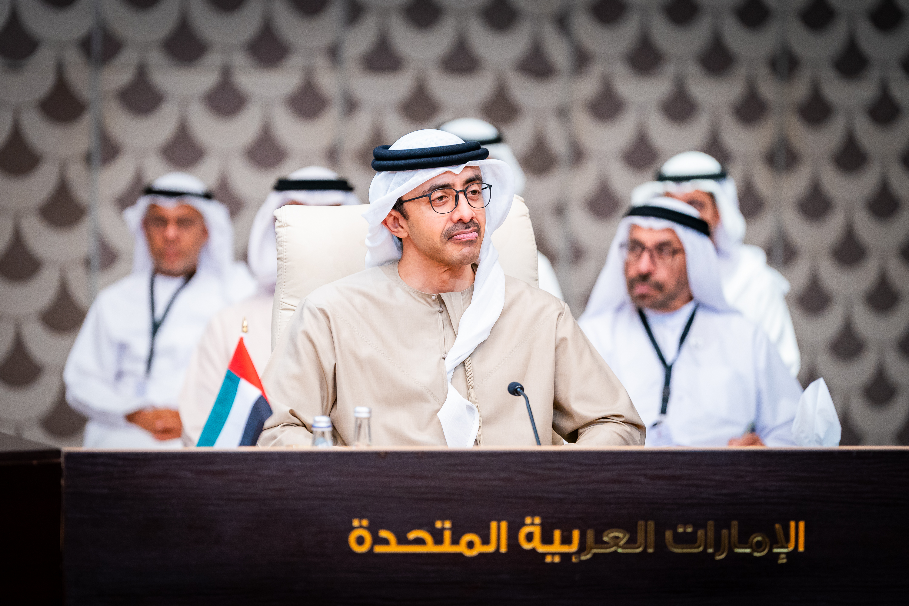 عبدالله بن زايد يشارك في الاجتماع التنسيقي لوزراء الخارجية العرب والاجتماع المشترك مع بلينكن في عمان
