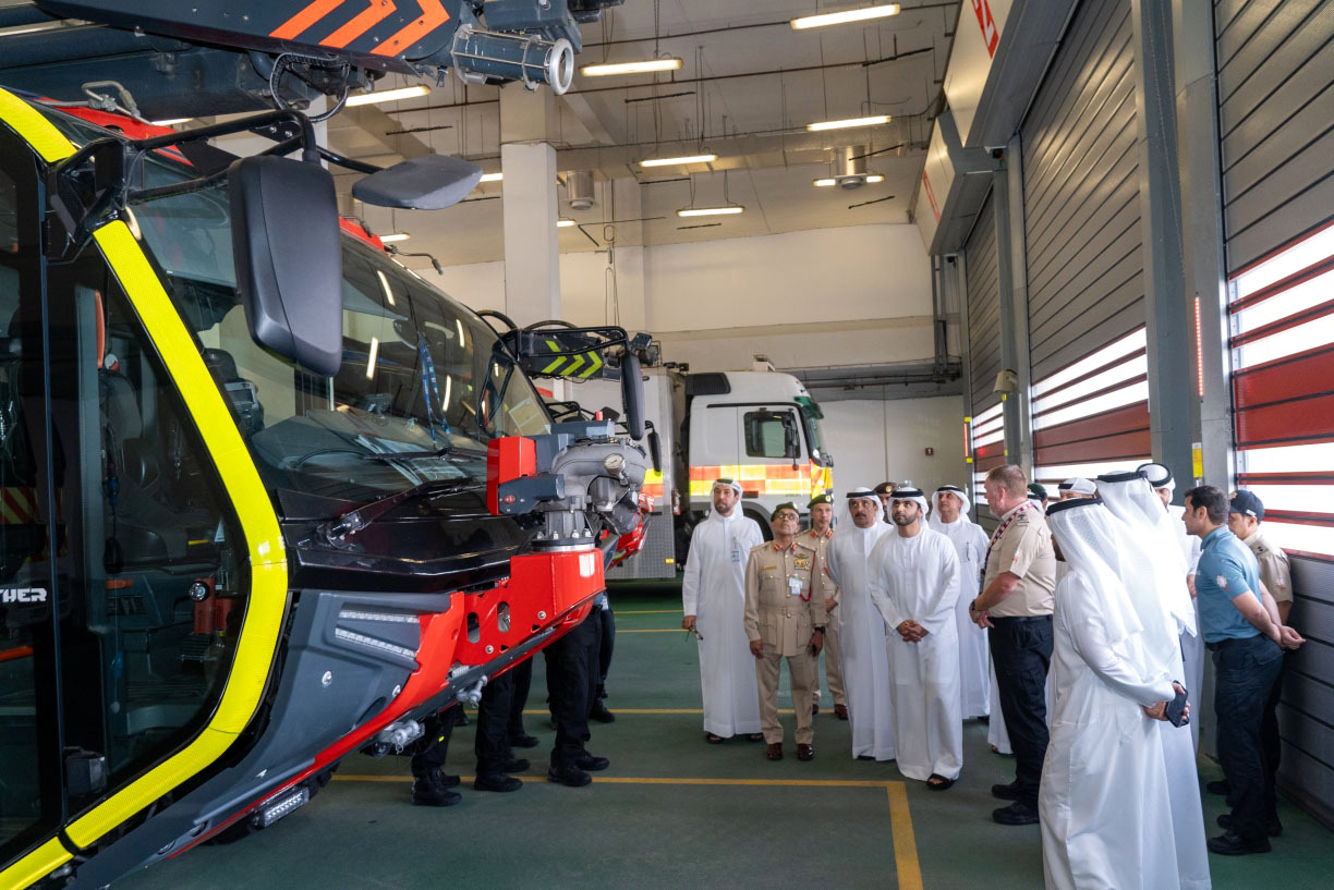 "منصور بن محمد أثناء الجولة | البيان"