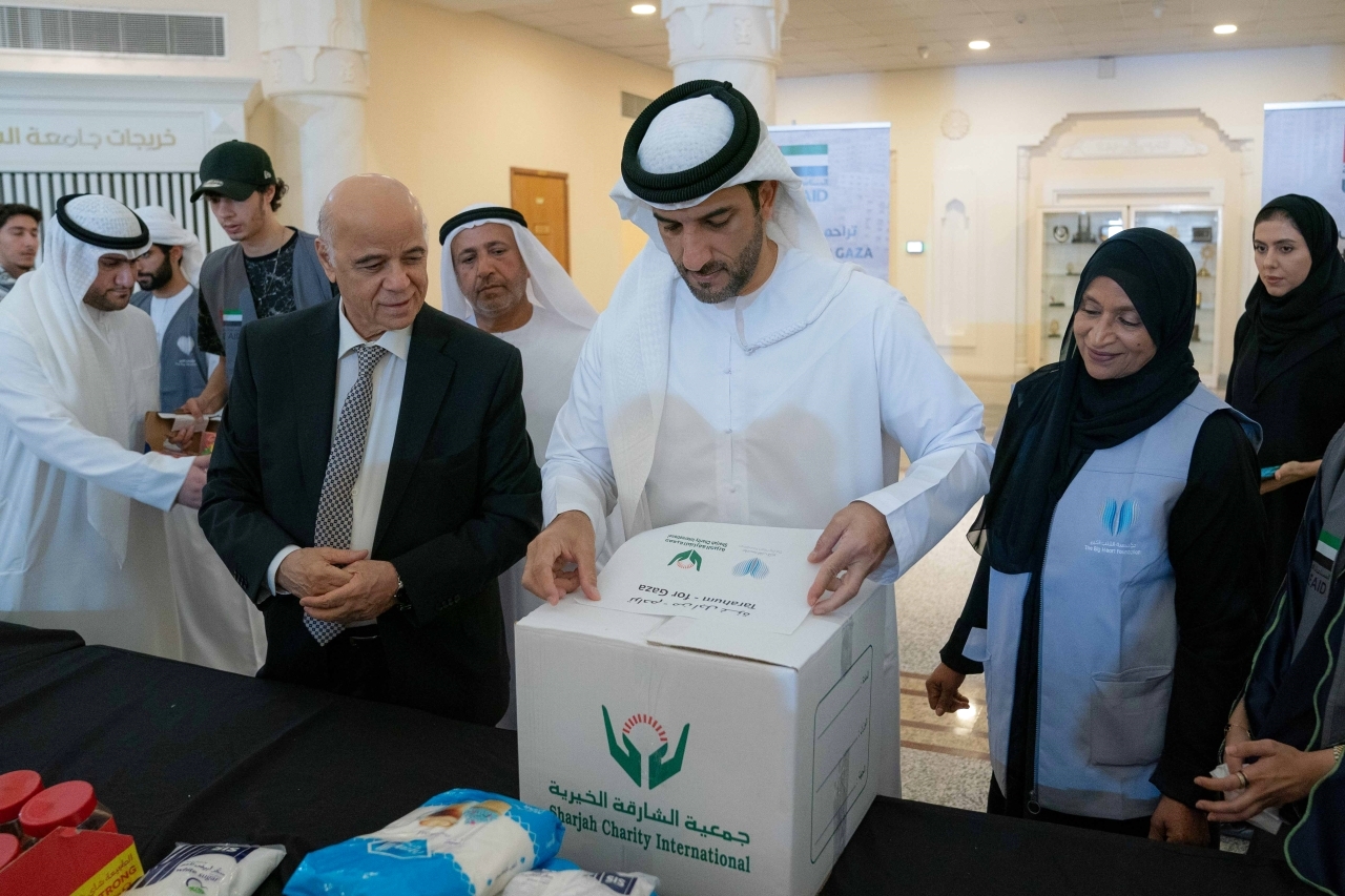 "سلطان بن أحمد يشارك في فعاليات حملة «تراحم» بجامعة الشارقة بحضور حميد مجول | من المصدر"