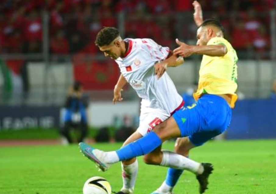 "من مباراة الذهاب بين الوداد وصن داونز | أرشيفية"