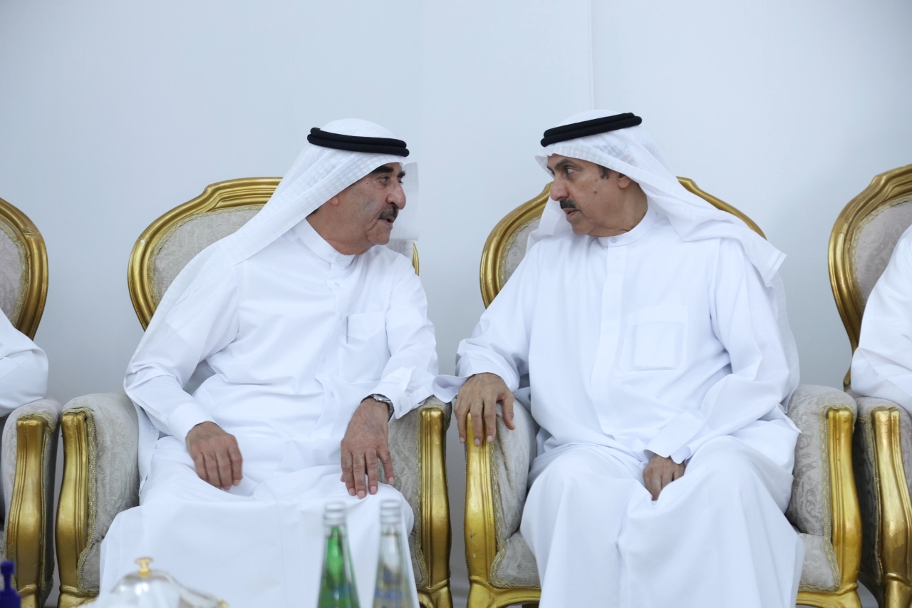 "سعود المعلا معزياً صقر غباش"