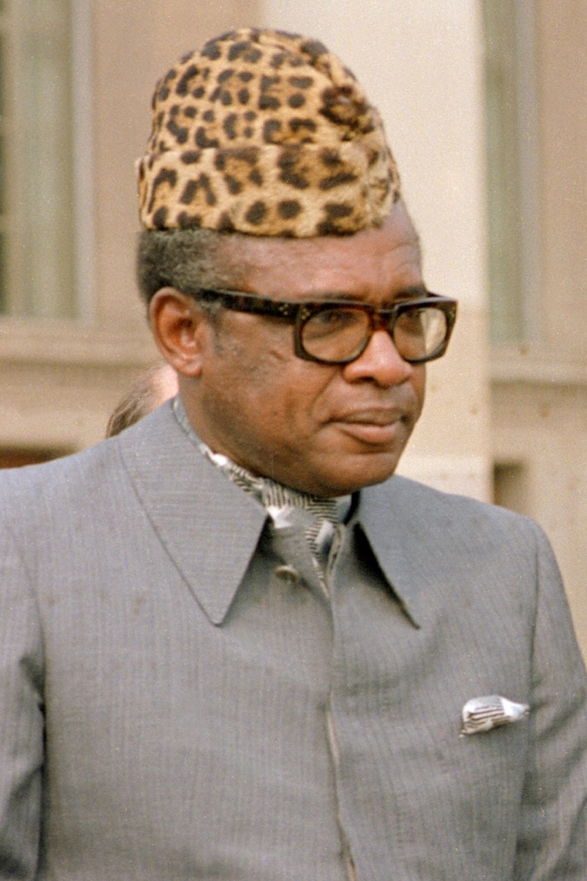 "1965 موبوتو سيسيسيكو يستولي على السلطة في الكونغو ويغير اسمها إلى زائير."