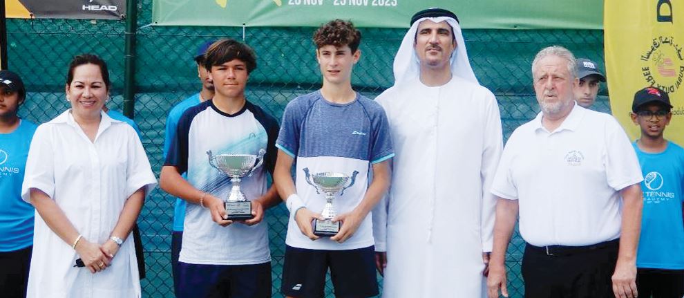 ينظمها اتحاد الإمارات للتنس سنوياً بإشراف الاتحاد الدولي..أرقام استثنائية في دولية دبي السوق الحرة للشباب للتنس