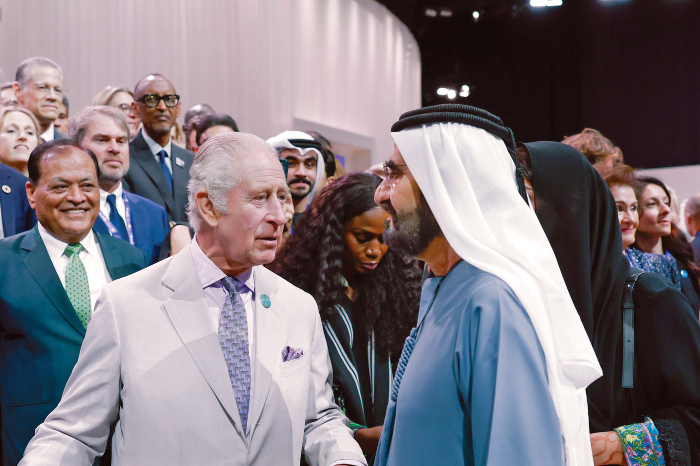 "محمد بن راشد في حديث مع تشارلز الثالث"