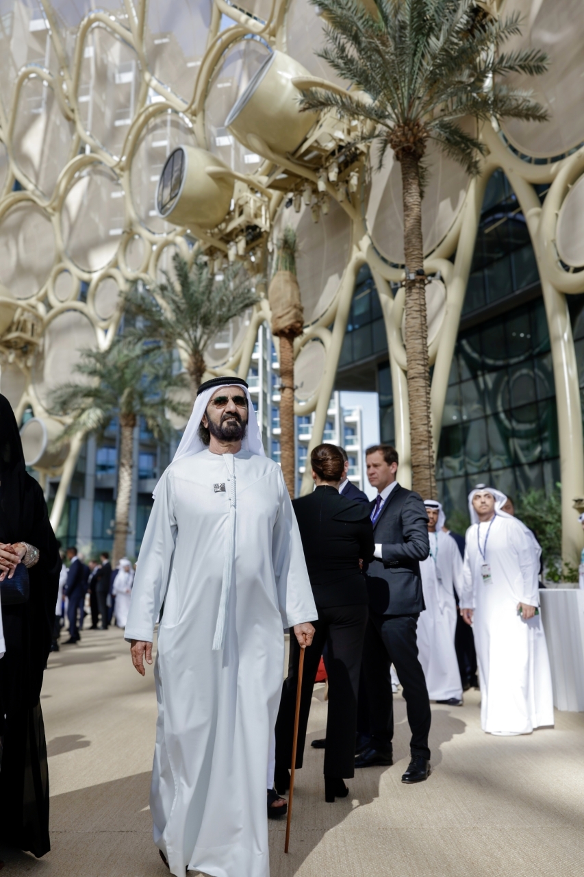 "محمد بن راشد خلال اللقاءات"