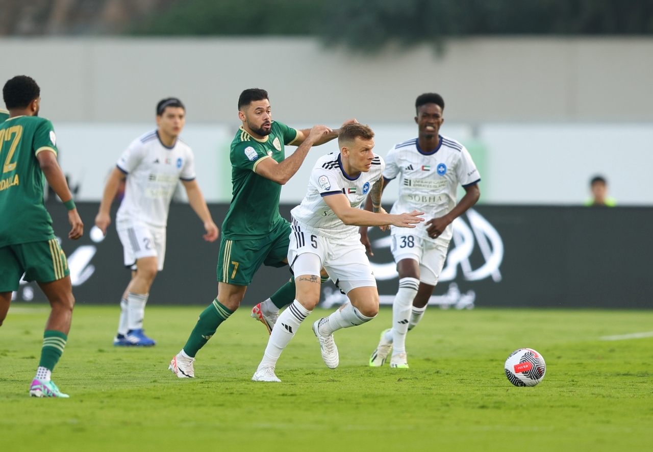 "من لقاء خورفكان والنصر في الجولة الأخيرة | تصوير: زيشان أحمد"