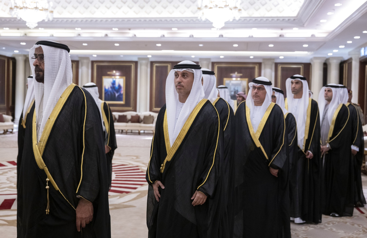 "أحمد الفلاسي وعبد الرحمن العور وعبدالله الكتبي وثاني الزيودي"