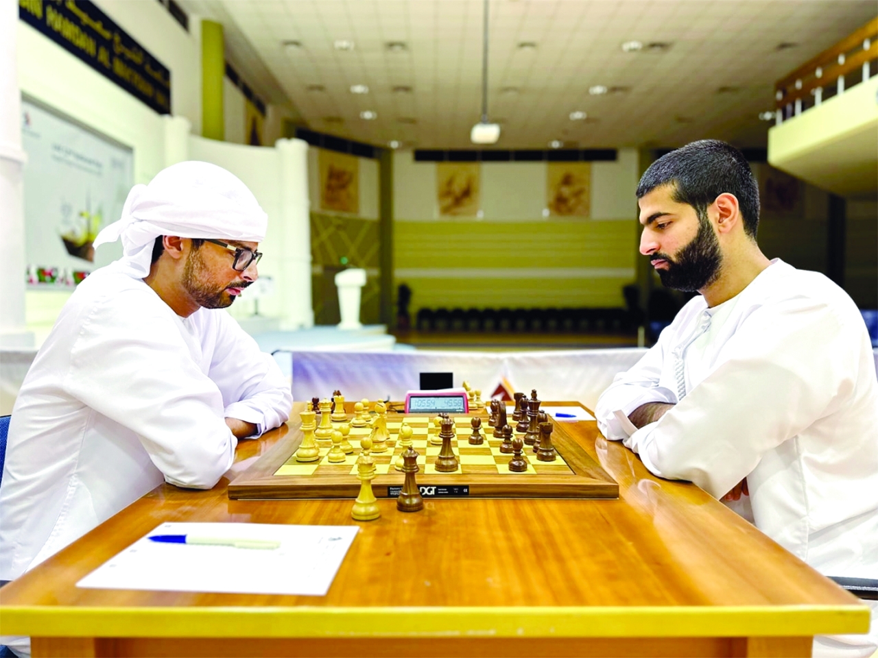 "من مباريات دوري الشطرنج | البيان"