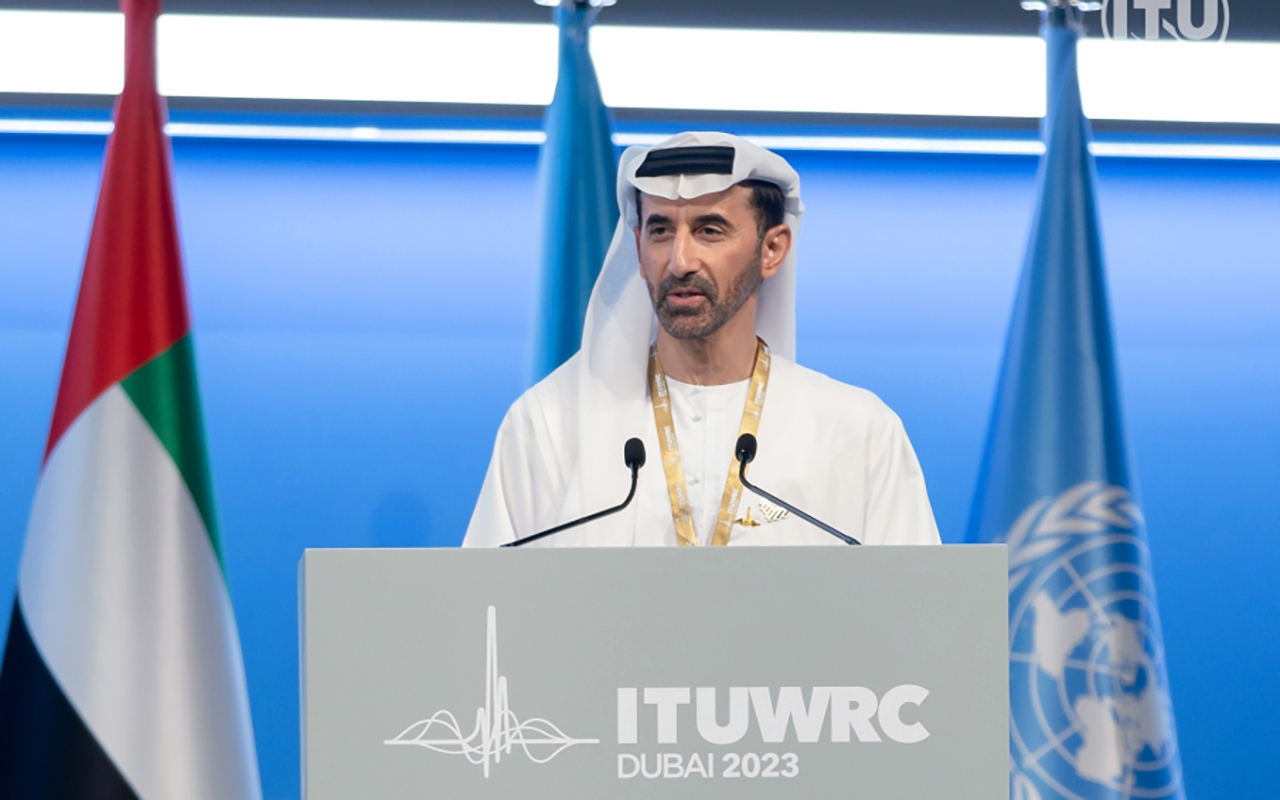 "ماجد المسمار خلال المؤتمر"