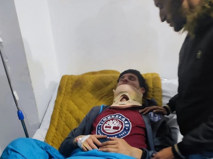 اللقطات الأولى لحادث حافلة نادي مولودية البيض (صور)
