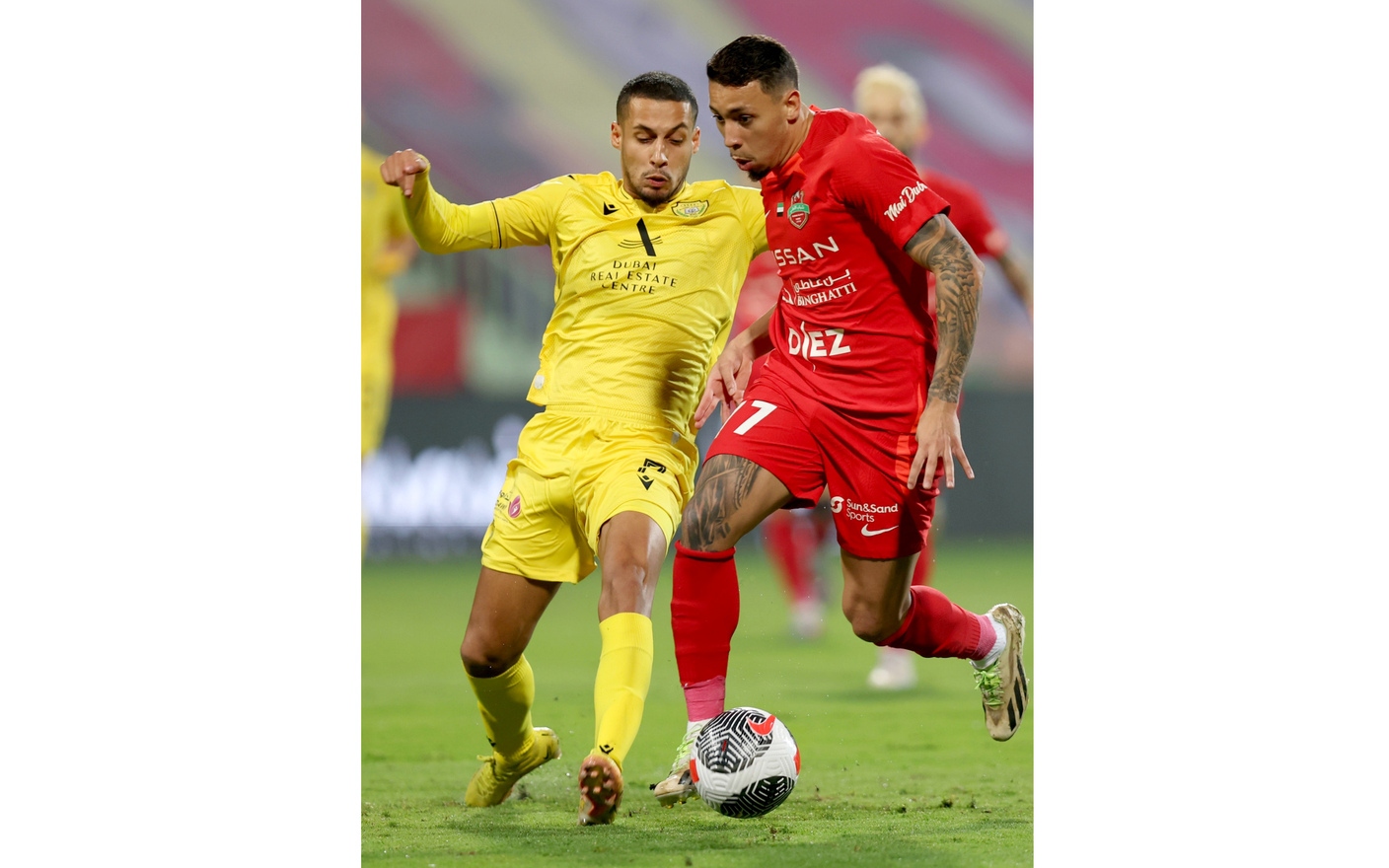 "الوصل حسم «الديربي » أمام شباب الأهلي لصالحه | تصوير: سالم خميس"