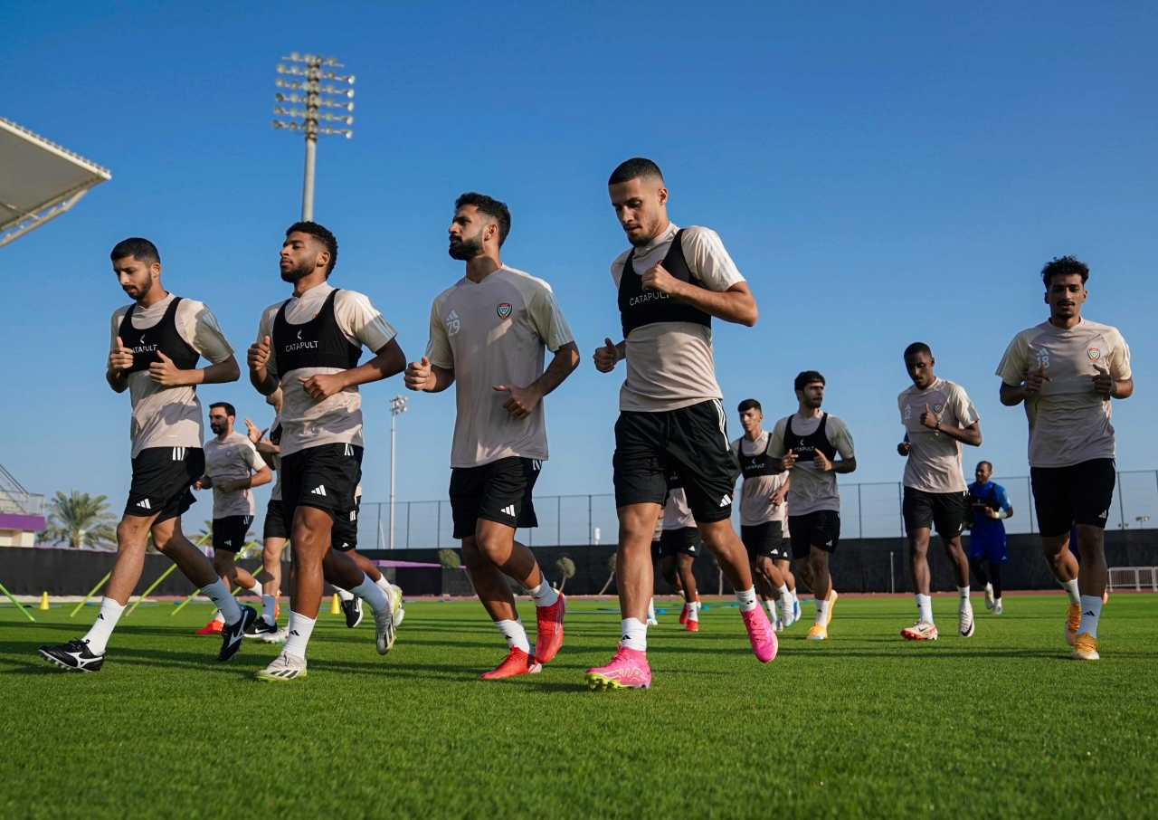 "من تدريبات المنتخب في معسكر أبوظبي | من المصدر"