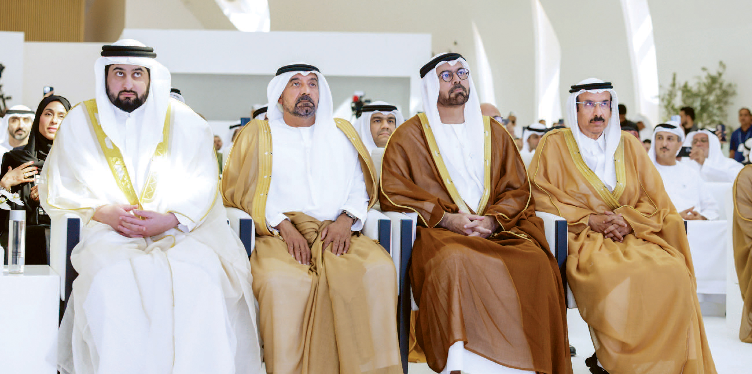 "أحمد بن محمد وأحمد بن سعيد ومحمد القرقاوي ومحمد المر وعامر شريف"