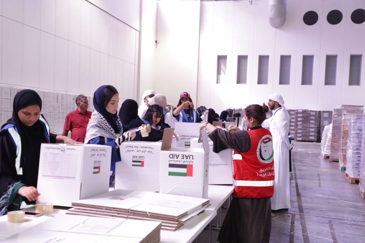 "جانب من المبادرات الخيرية لفريق عطاء حمدان التطوعي | من المصدر"