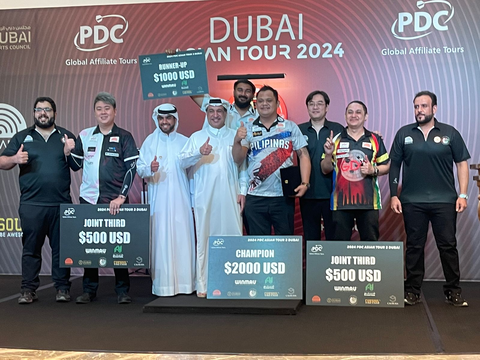 الاتحاد الإماراتي للدارتس يسجل نجاح  كبير في تنظيم الجولات الاسيوية