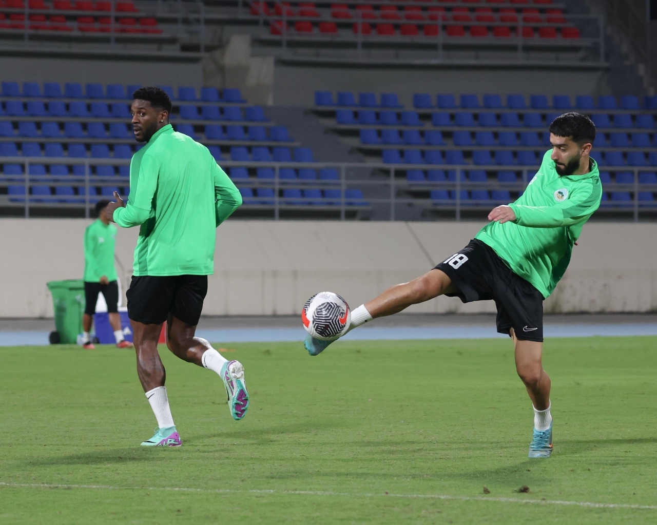 "جانب من تدريبات البطائح الأخيرة | البيان"