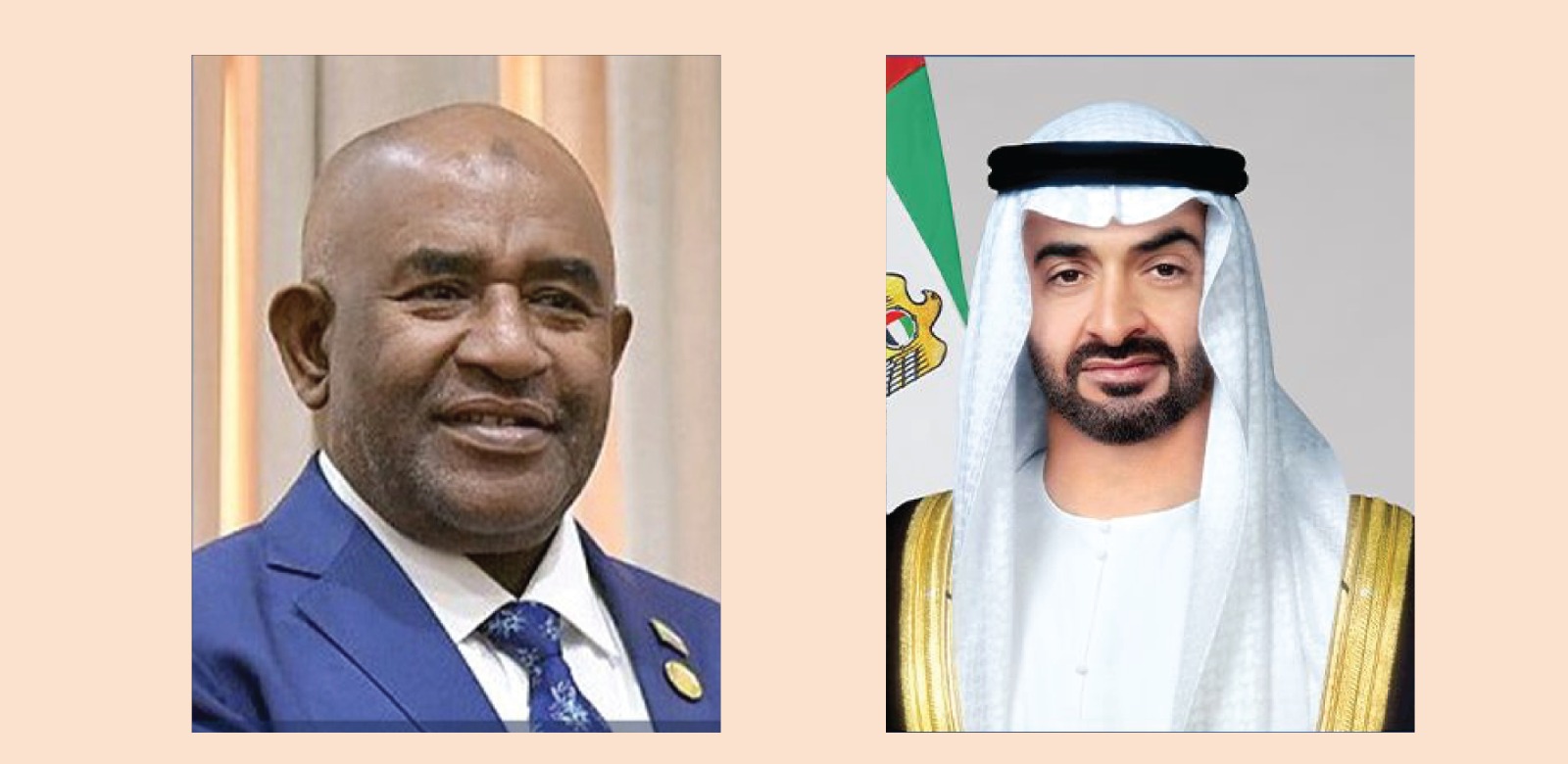 رئيس الدولة ورئيس جمهورية القمر المتحدة يبحثان هاتفياً علاقات البلدين
