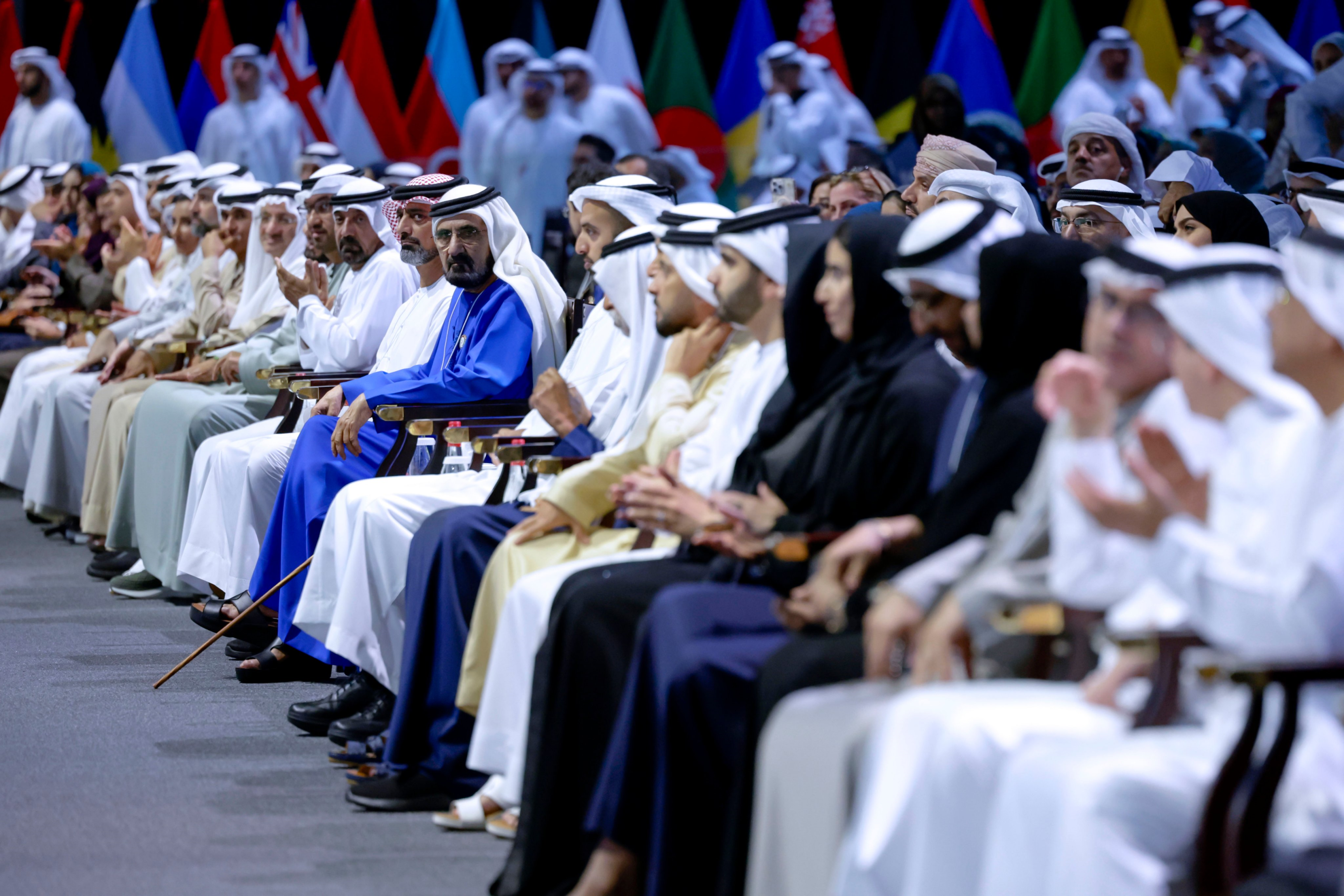 بحضور محمد بن راشد.. حمدان بن محمد يكرّم الفائزين بجائزة "تكنولوجيا الحكومات"