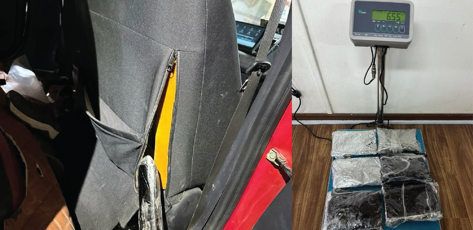 جمارك دبي تضبط مسافراً حاول تهريب 6.5 كيلوغرامات حشيش و3 غرامات من مادة "الكريستال" المخدرة