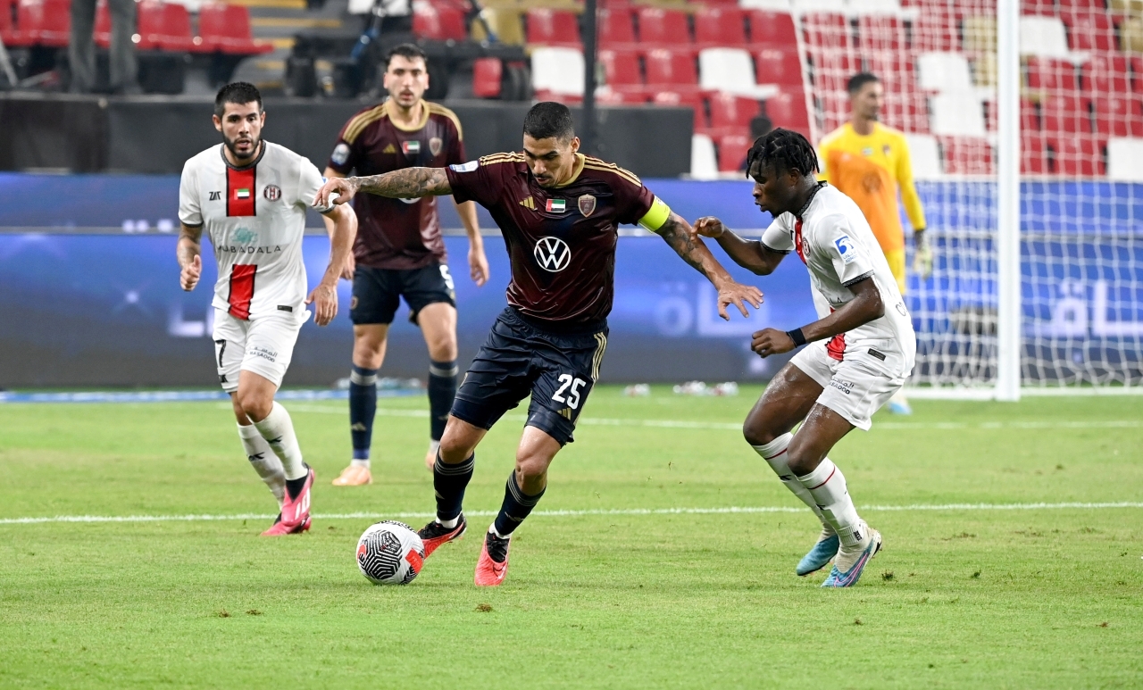 "من مباراة الوحدة والجزيرة في الدور الأول | أرشيفية"