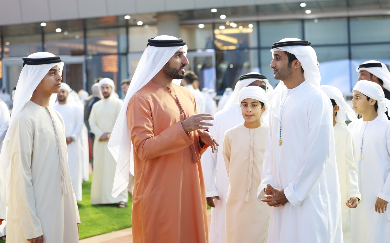 "راشد بن حميد وراشد بن دلموك خلال الأمسية | تصوير - زافير ويلسون"