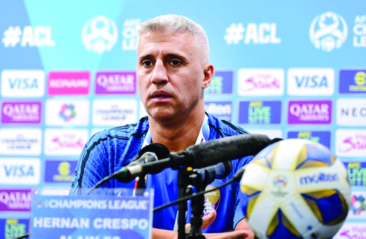 "هيرنان كريسبو: نتطلع للذهاب إلى أبعد مرحلة في البطولة"