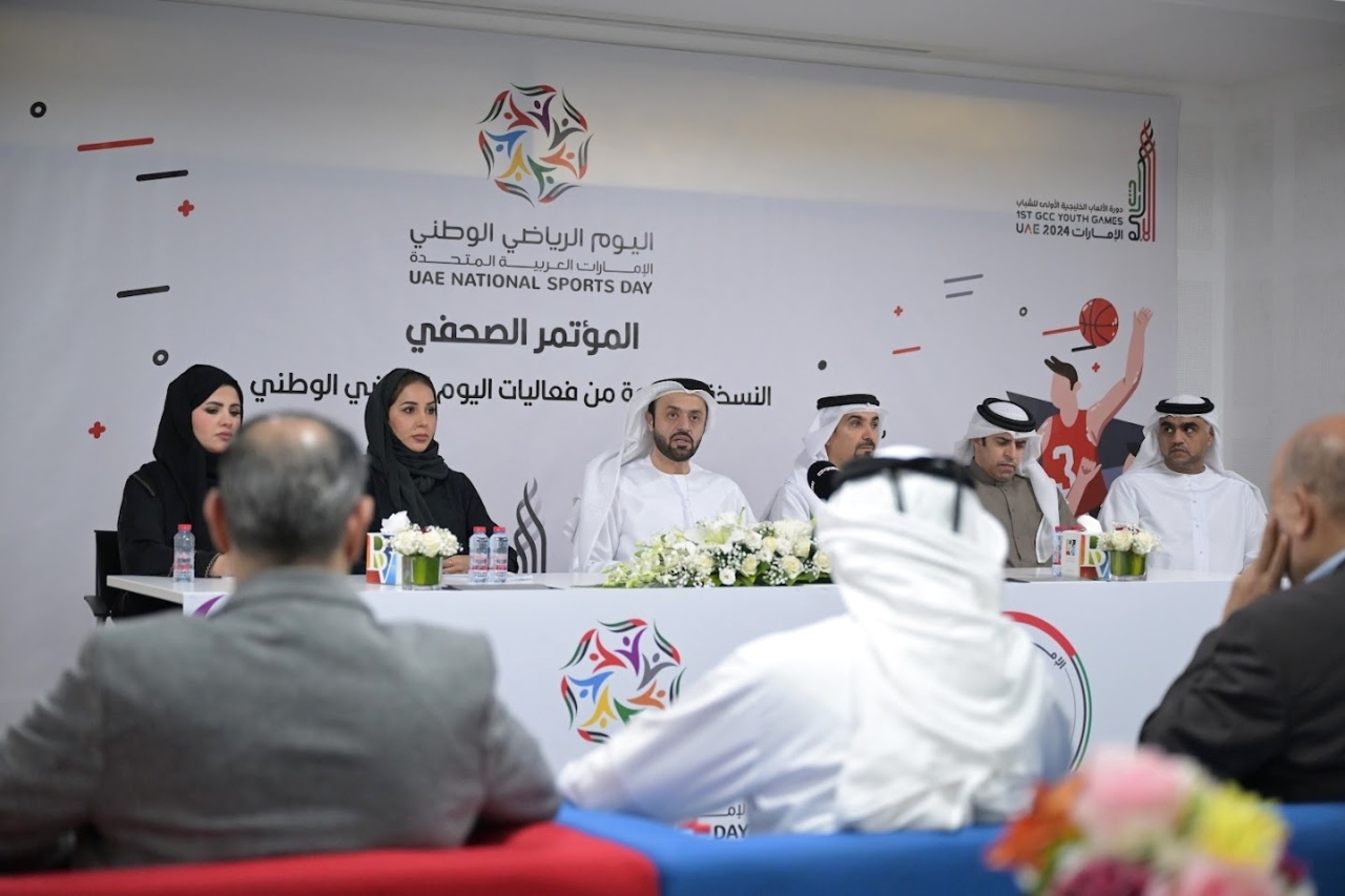 "جانب من المؤتمر الصحافي | البيان"