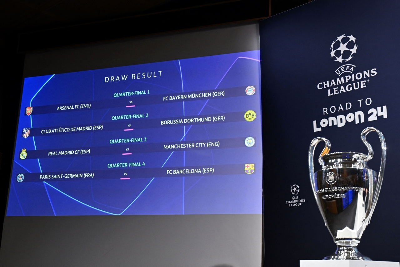 "مواجهات قوية في ربع نهائي بطولة دوري أبطال أوروبا - البيان"