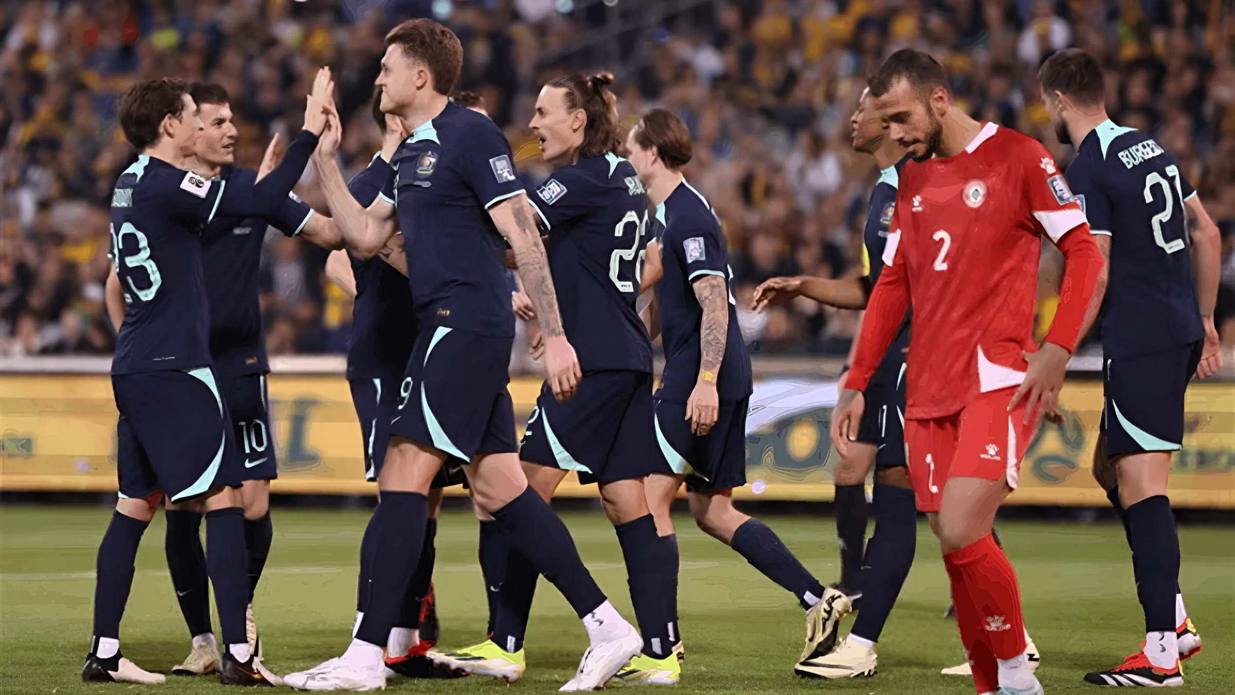 هزيمة ثقيلة لمنتخب لبنان أمام أستراليا بالتصفيات الآسيوية المشتركة