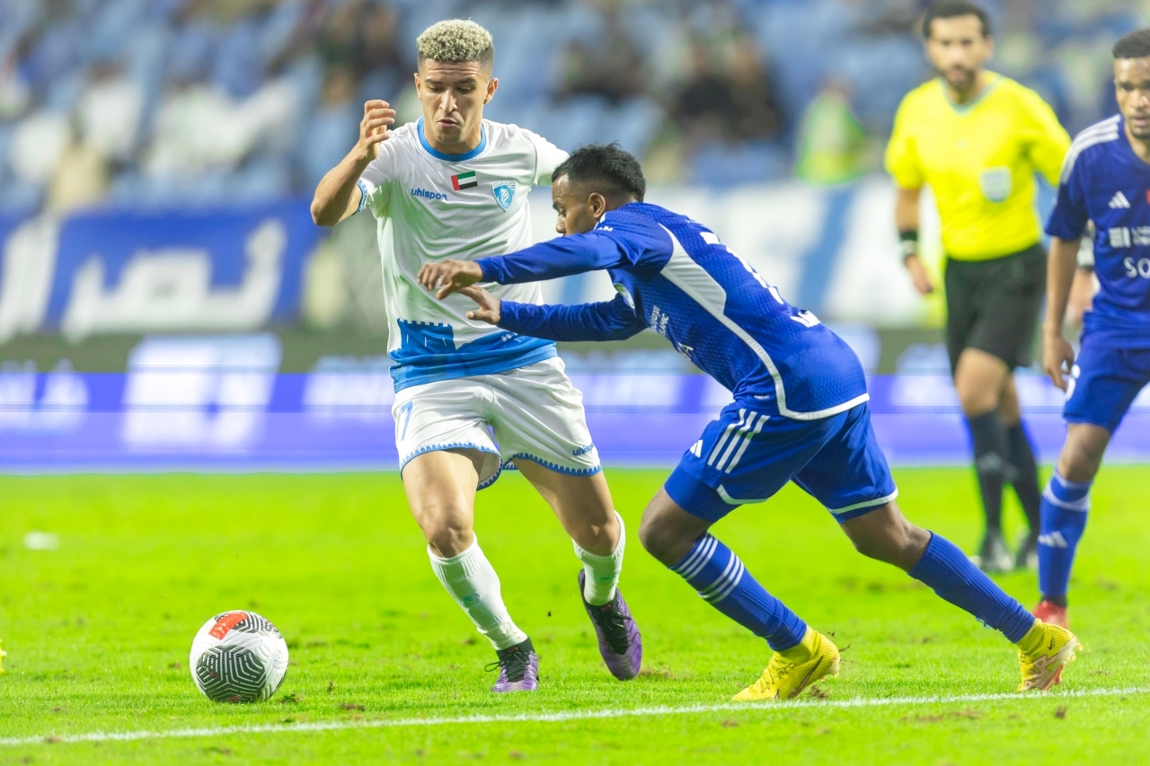 "من مباراة النصر وحتا | تصوير: عيسى البلوشي"